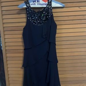 Navy blue cocktail dress